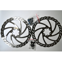 Brake disk Ares hydraulic. RH5 + SM18 front + rear, rotor 180mm, with brake handles