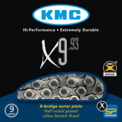  Chain KMC X9.93 1 / 2х11 / 128h116L, 9