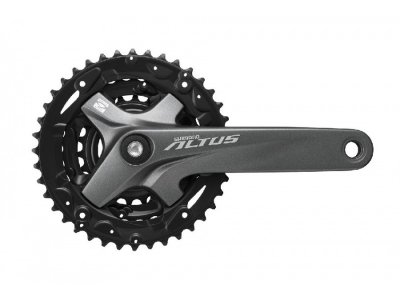 Шатун Shimano Altus FC-M2000 40-30-22Т, 170мм, чорний, для 9-швидк., без фіксуючого болта