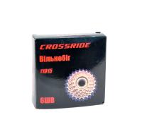 Вільнобіг Crossride 6 шв. CR-W04, чорн.-коричн., AFT