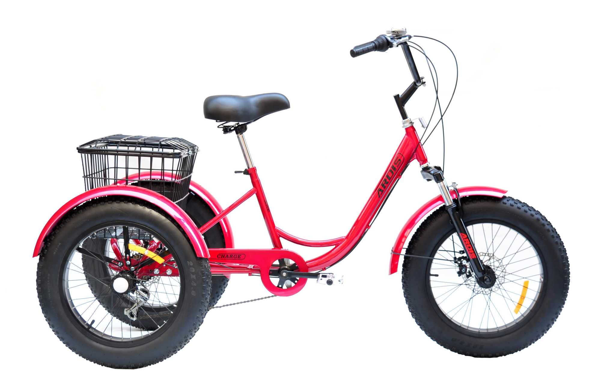 Велосипед ARDIS 20 CТВ СТ "CHARG" 3-х колісний, червоний