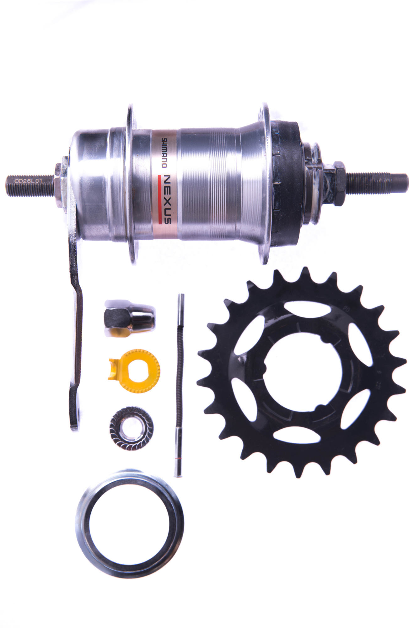 Комплект SHIMANO NEXUS: Втулка гальм.14Gx36H, SG-3C41, шифтер SL-3S42E (1700), зірка 22Т