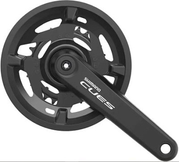 Шатун Shimano CUES FC-M2000 40-26Т, 170мм, чорний, для 9/10/11-швидк., без фіксуючого болта