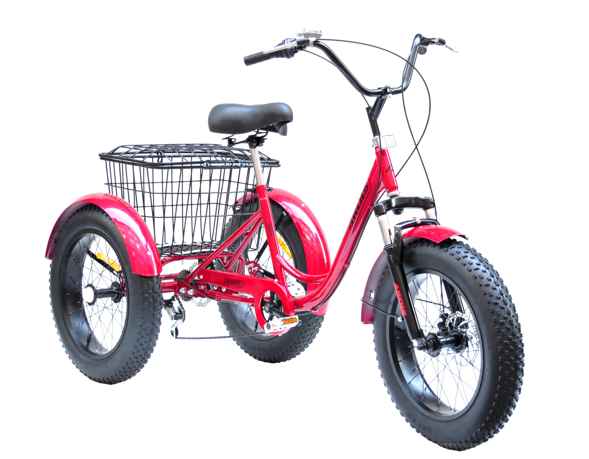 Велосипед ARDIS 20 CТВ СТ "CHARG" 3-х колісний, червоний