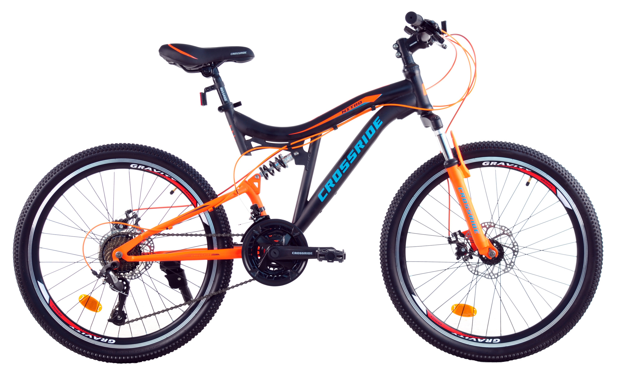 Велосипед CROSSRIDE 24 AMT-susp. ST "NITRO"