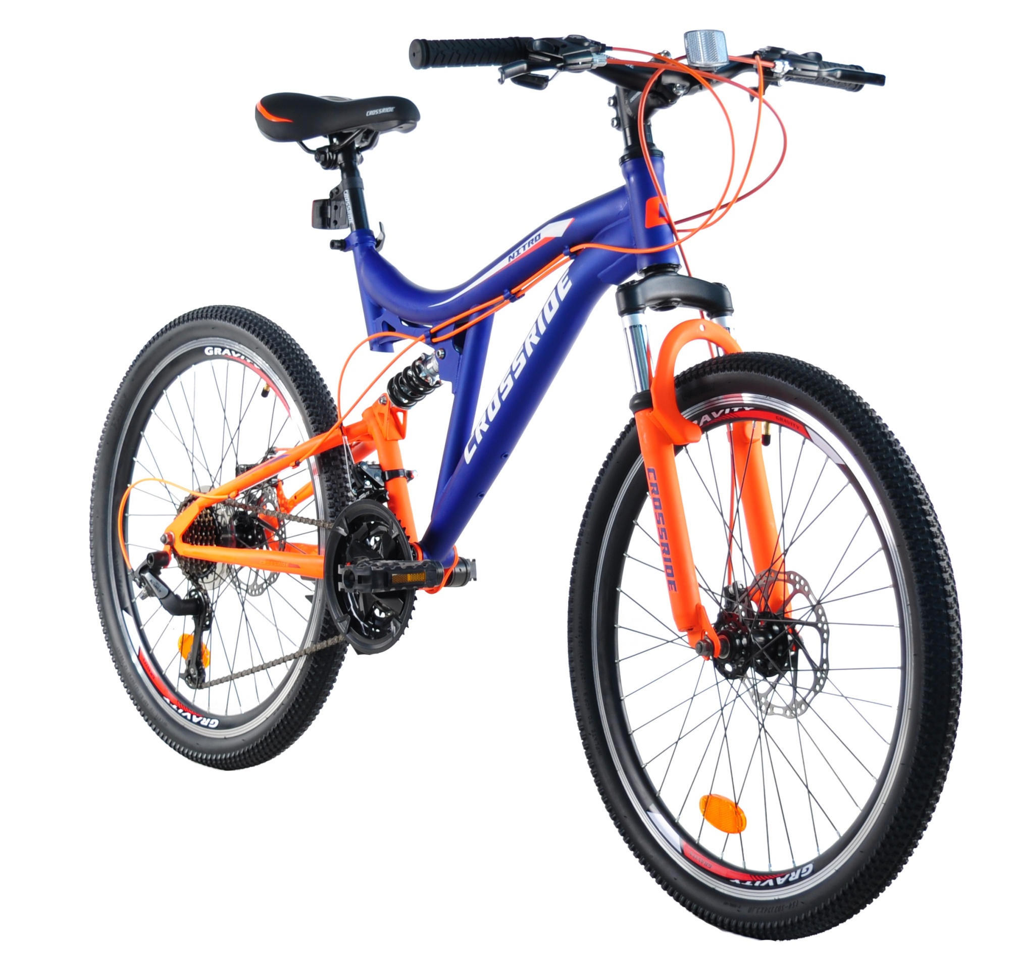 Велосипед CROSSRIDE 24 AMT-susp. ST "NITRO"