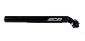 Труба сідла JB-tech АЛ MTB 30,4х300мм, мат. чорн., лого ARDIS