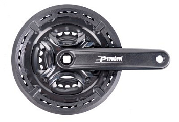 Шатун Prowheel АЛ 24/34/42Тх152мм, МА-AT45, чорний