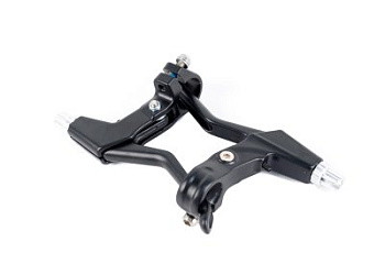 Ручка гальмівна Power МТБ ліва+права АЛ/АЛ чорна VBL-800A