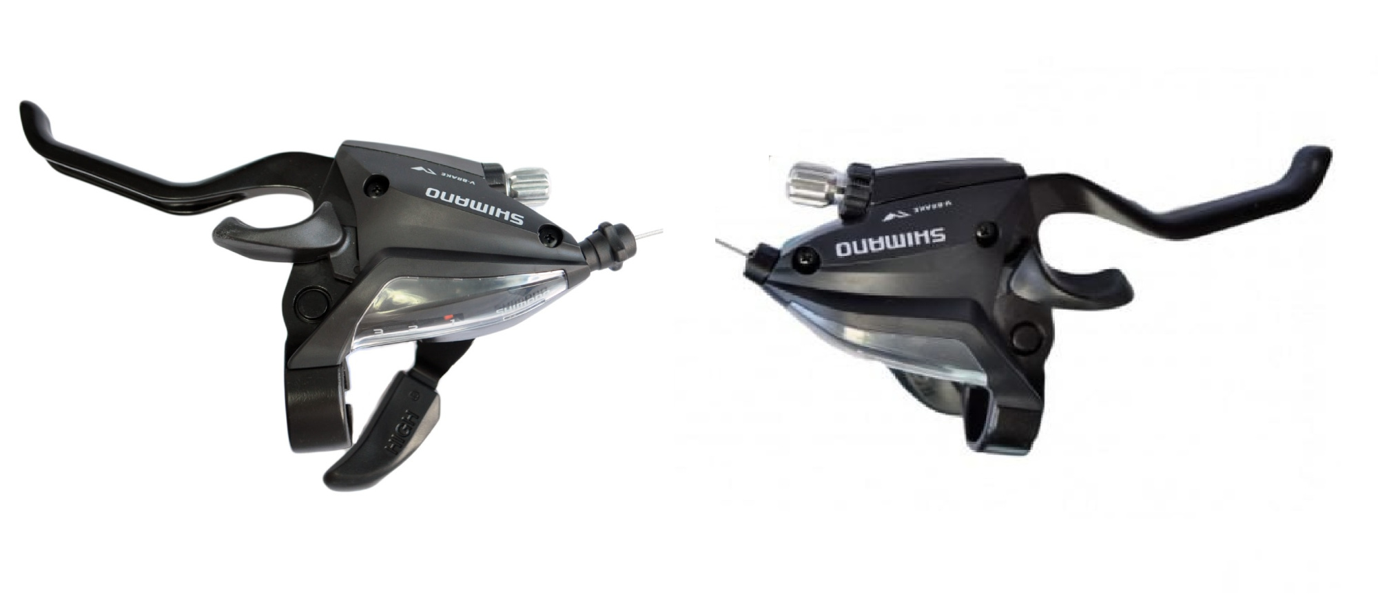 Шифтер Shimano Tourney ST-EF500 3 шв.+7 шв., чорний