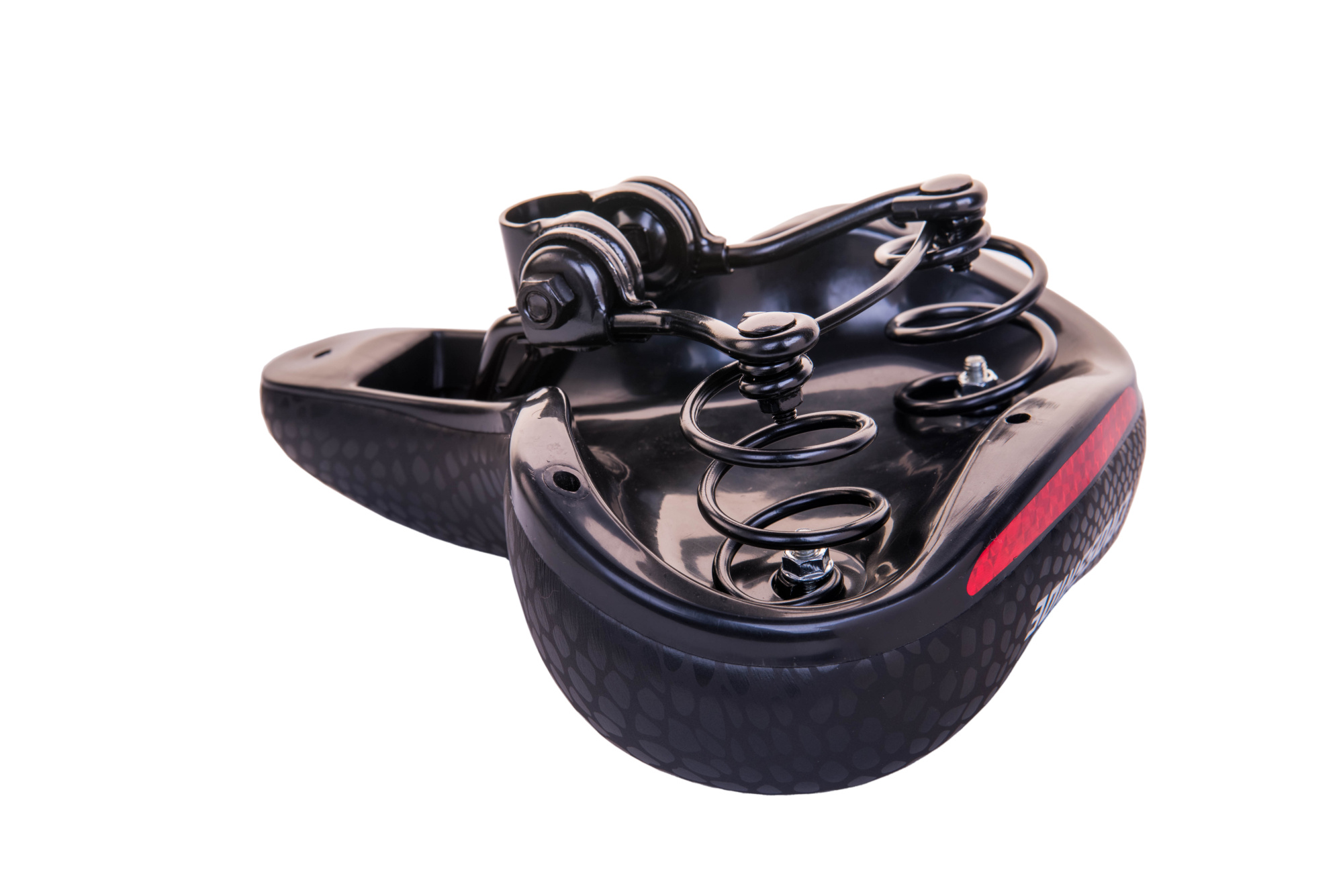 Сідло дорож. Baisike 250x210мм чорне, пружина СТ, 153B