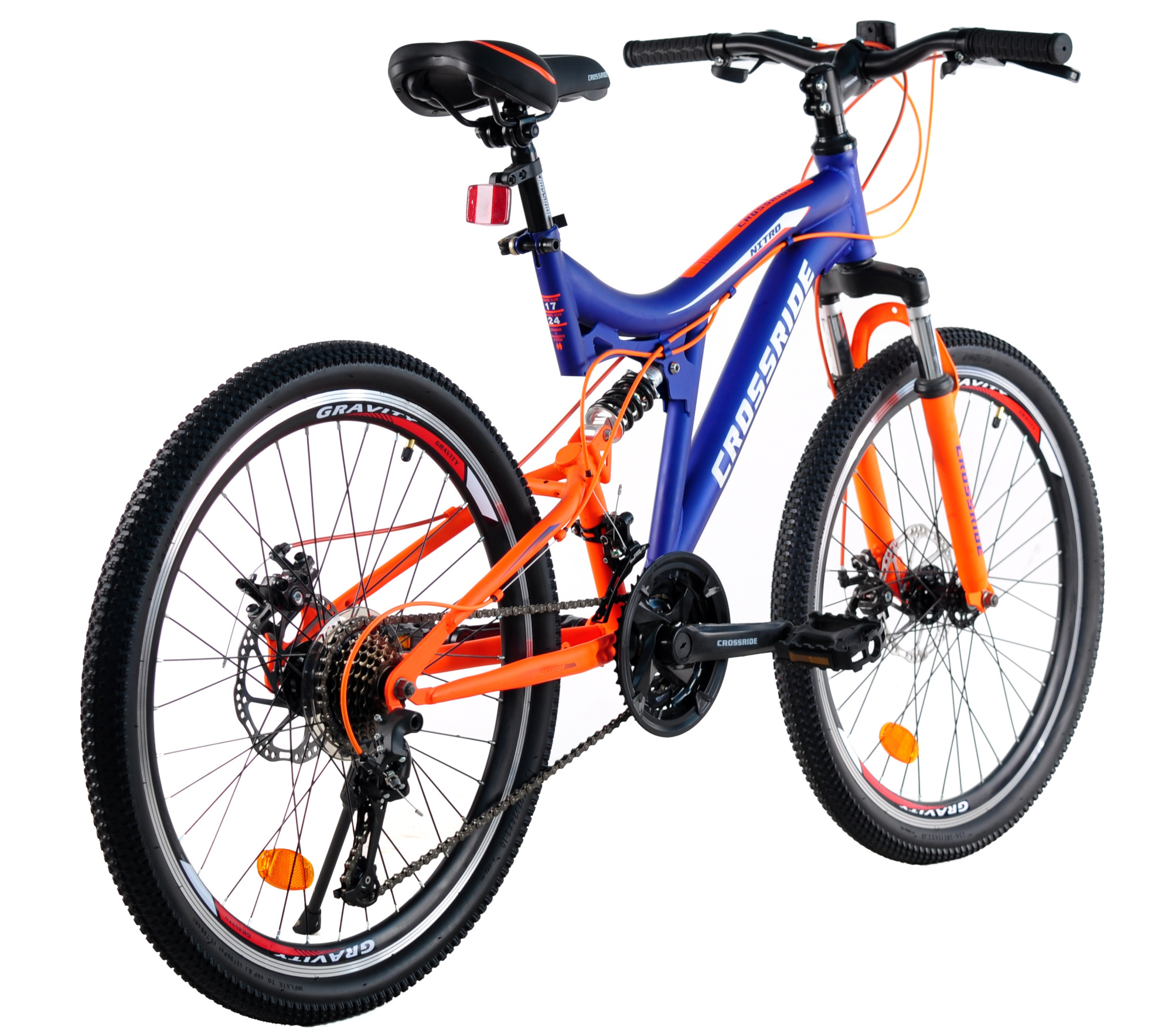 Велосипед CROSSRIDE 24 AMT-susp. ST "NITRO"