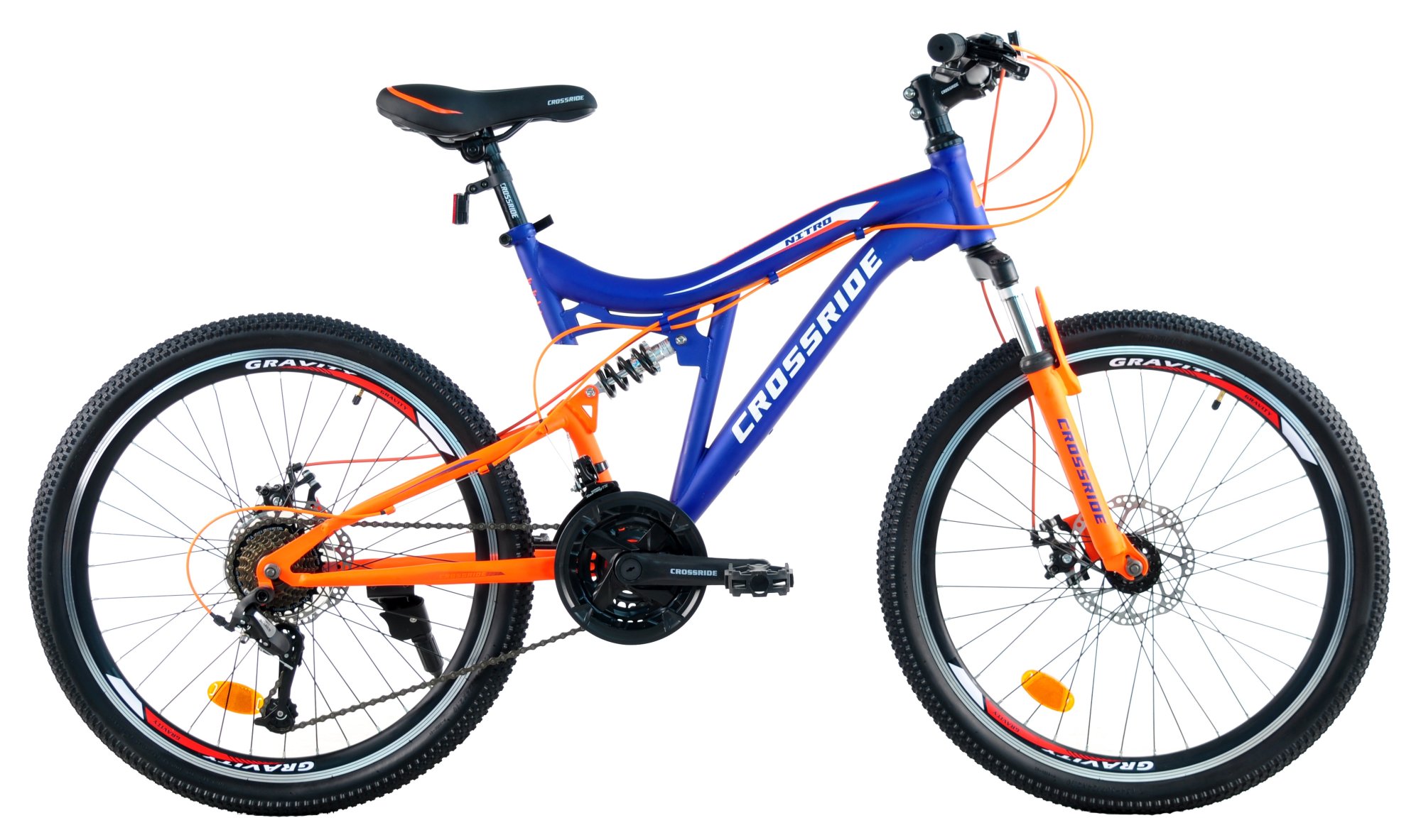 Велосипед CROSSRIDE 24 AMT-susp. ST "NITRO"