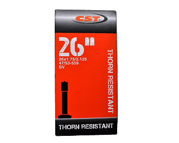 Камера CST 26х1,75/2,125 AV 35мм "THORN RESISTANT"